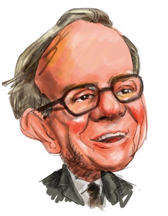 Portrait - Sketch of Warren Buffet on Behance