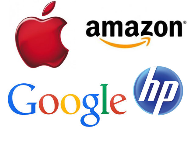 Apple Inc. (AAPL), Google Inc (GOOGL), Amazon.com, Inc. (AMZN), Hewlett ...